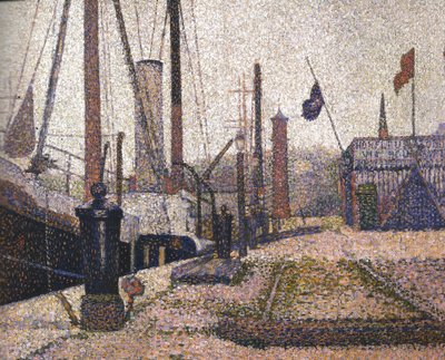 Port in Honfleur by Georges Seurat